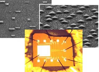 単一量子ドットを活性層とする電子デバイス