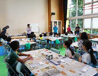 8月9日　向山児童館「進化する看板づくり」