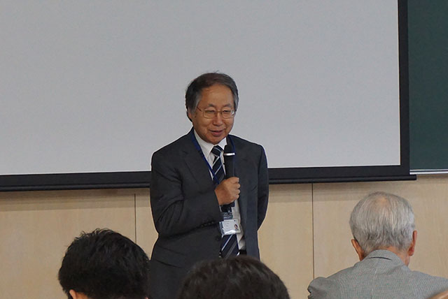 開講にあたっての挨拶：石川復興大学部会長（東北工業大学副学長）