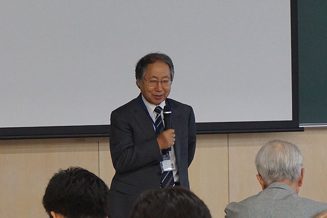 開講にあたっての挨拶:石川復興大学部会長(東北工業大学副学長)