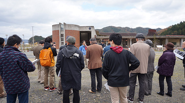 大川小学校旧校舎見学