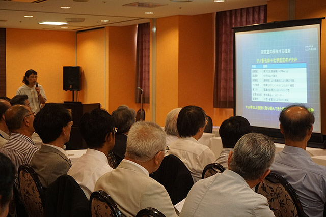 講演・話題提供「呼気で病気を早期発見する～自分で行う健康管理を目指して～」 環境エネルギー学科　丸尾容子教授